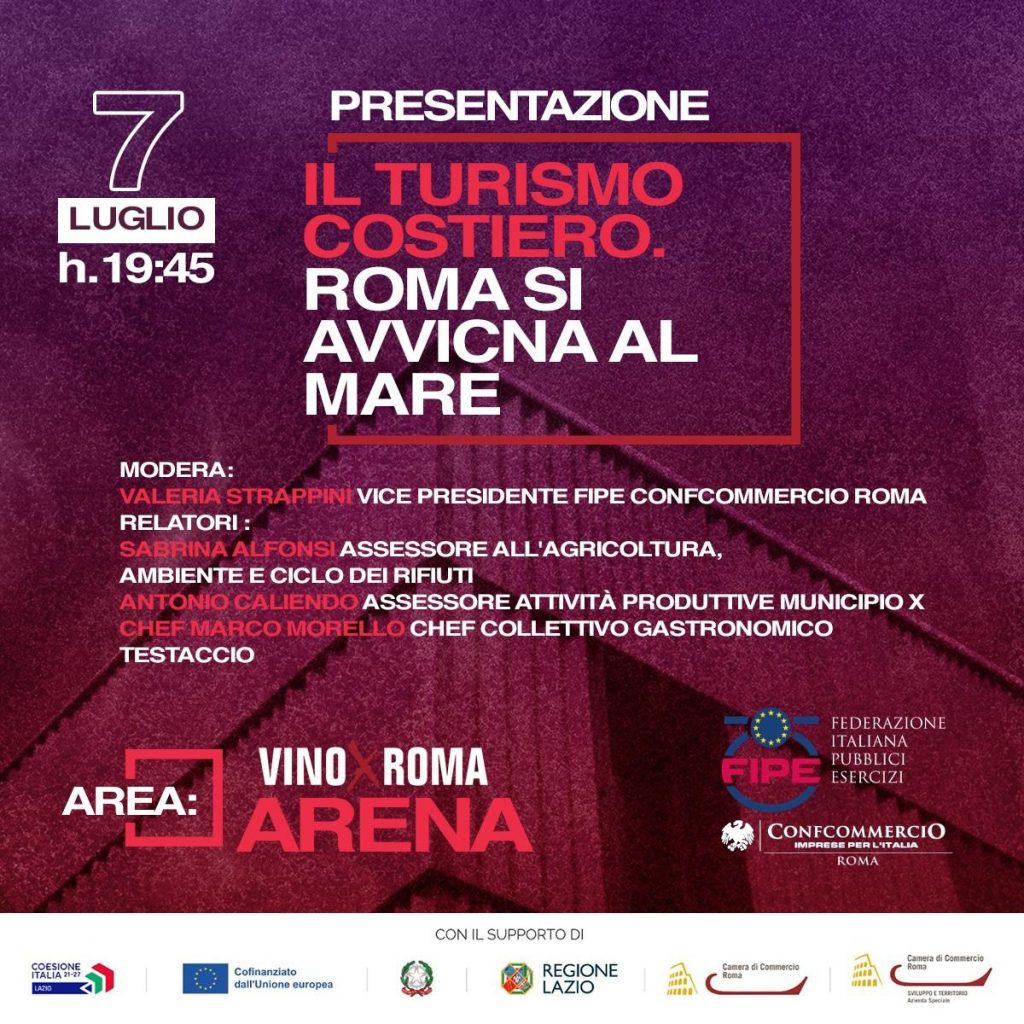 "Il Turismo Costiero. Roma si avvicina al mare". Fipe Roma