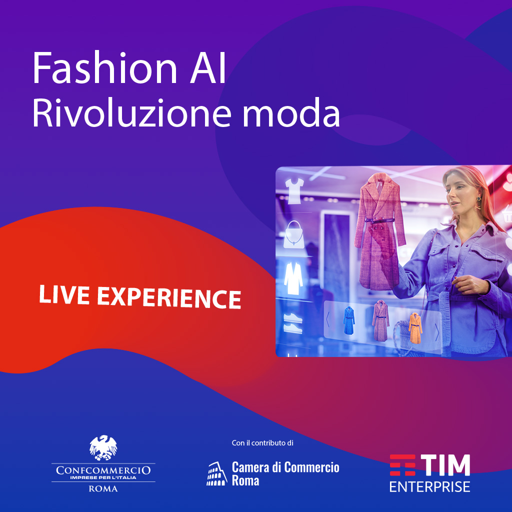 locandina dell'evento Fashion AI: Rivoluzione Moda